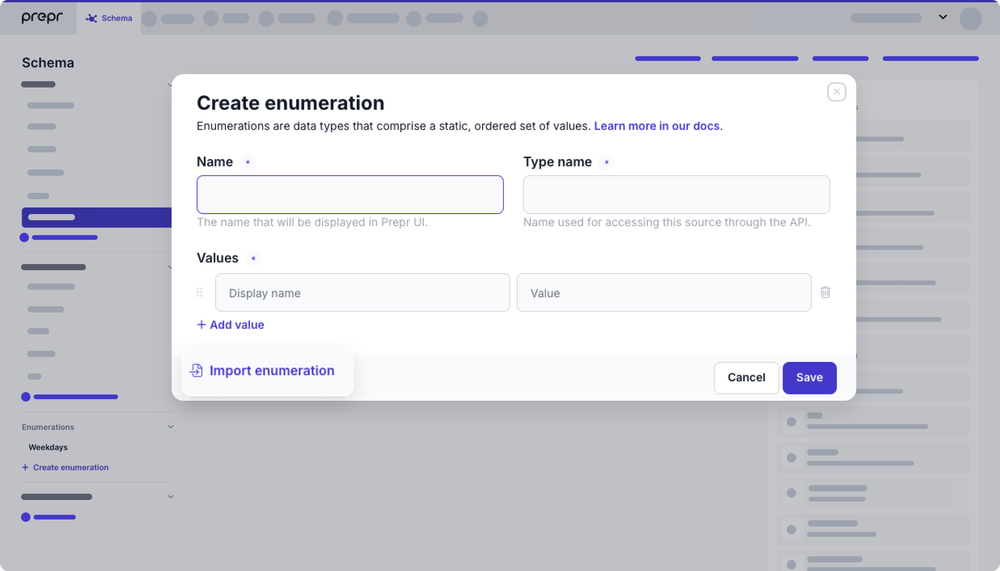 import enumeration