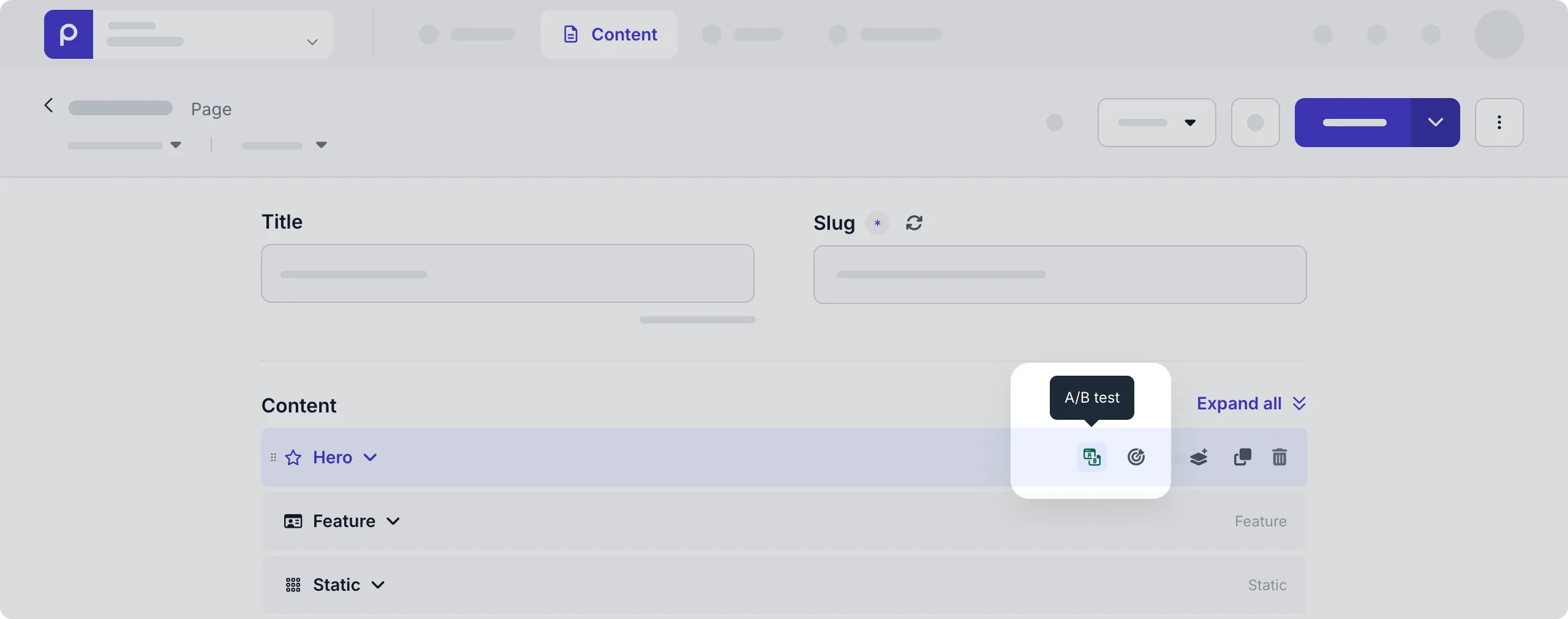 A/B test icon