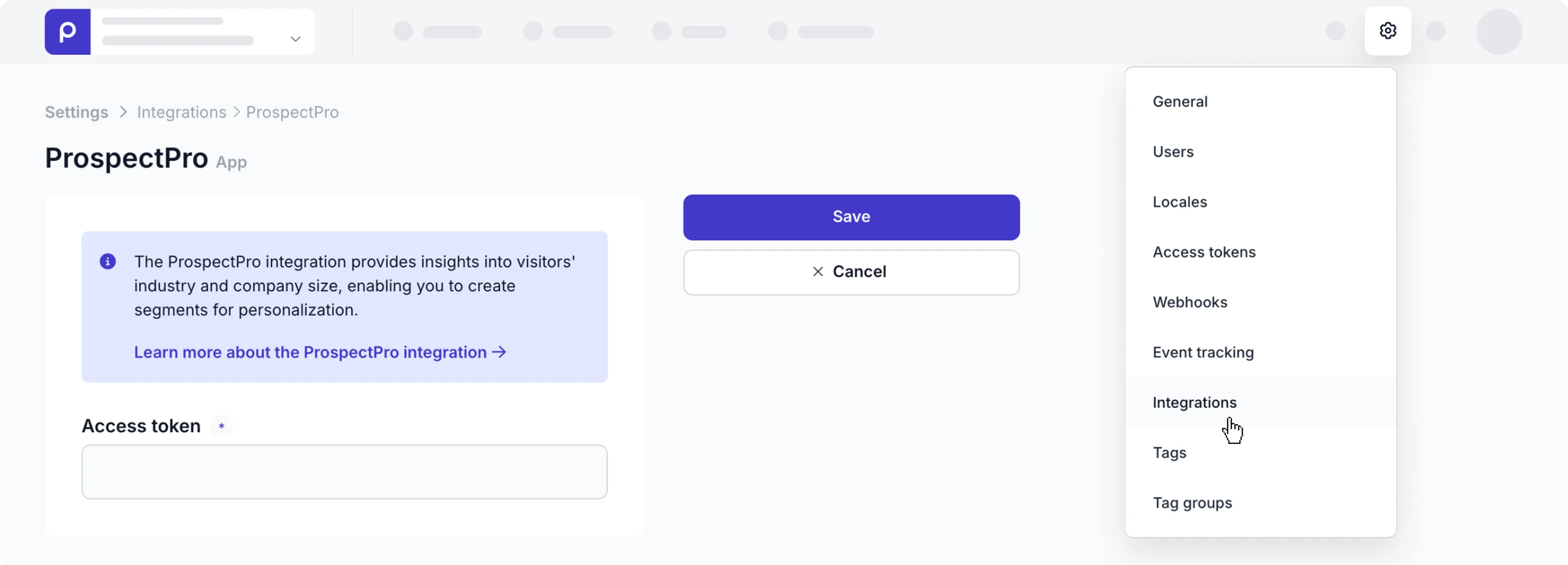 ProspectPro integration