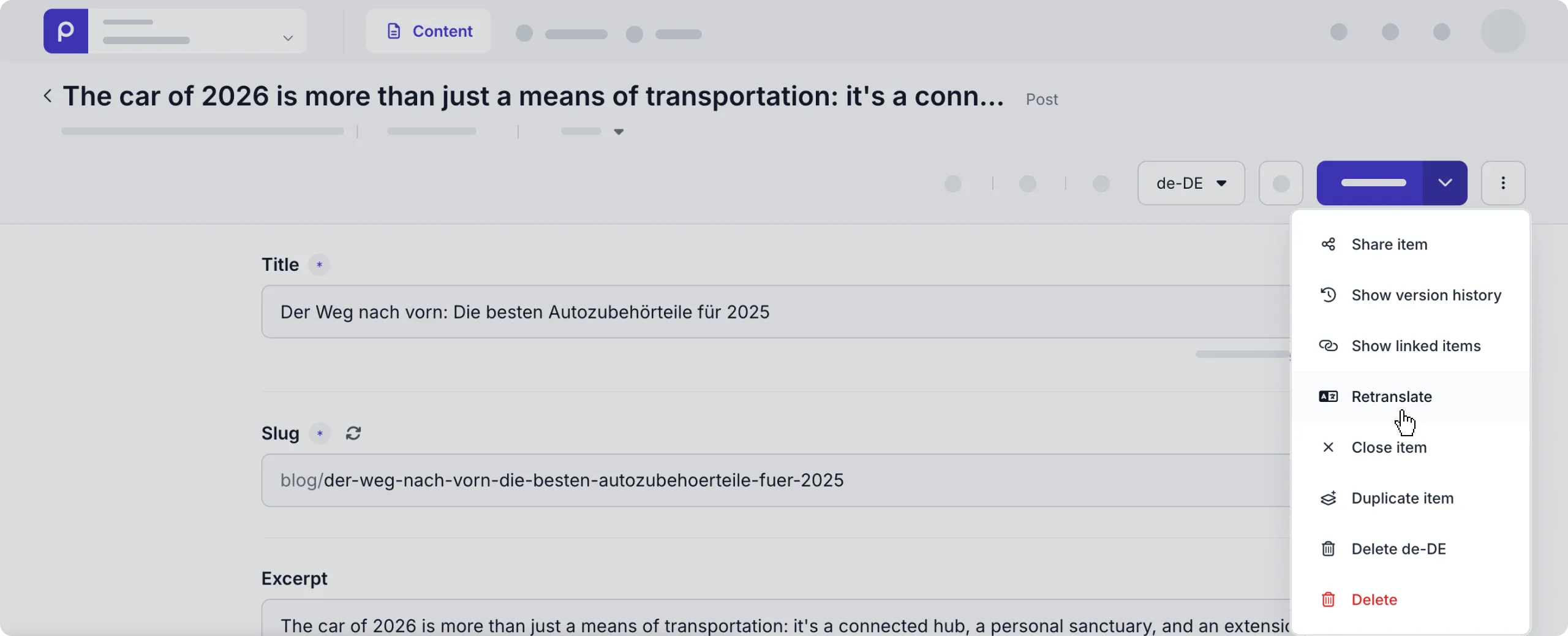 retranslate option