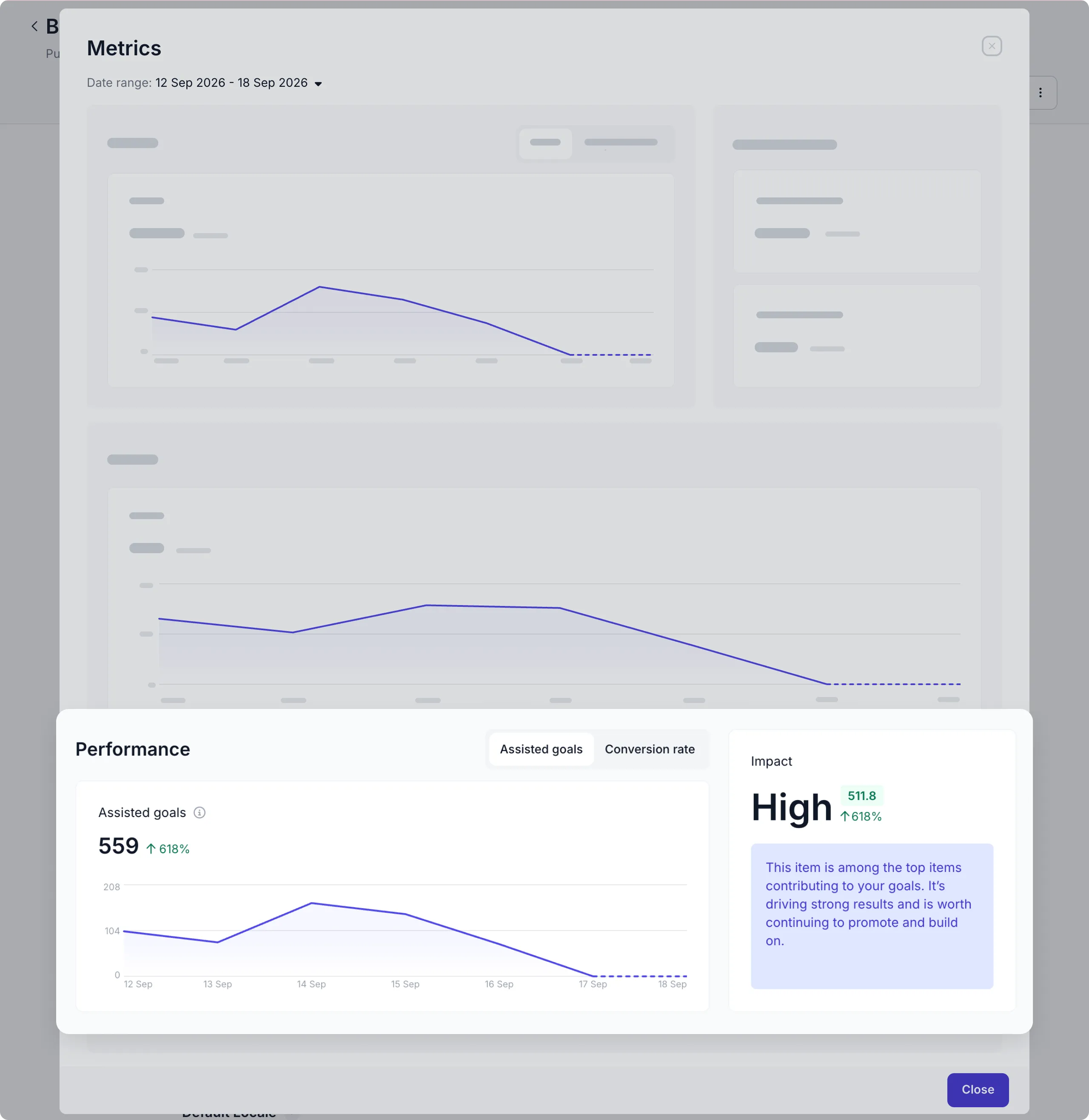 Content metrics - Performance
