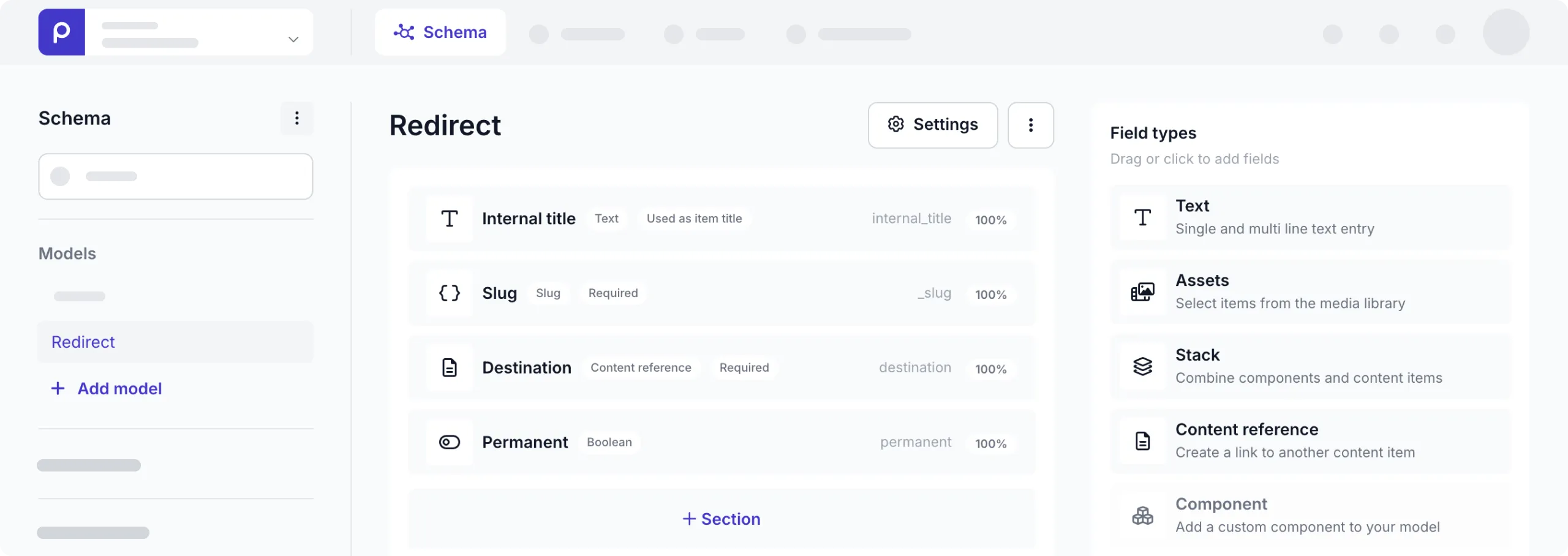 Redirect model