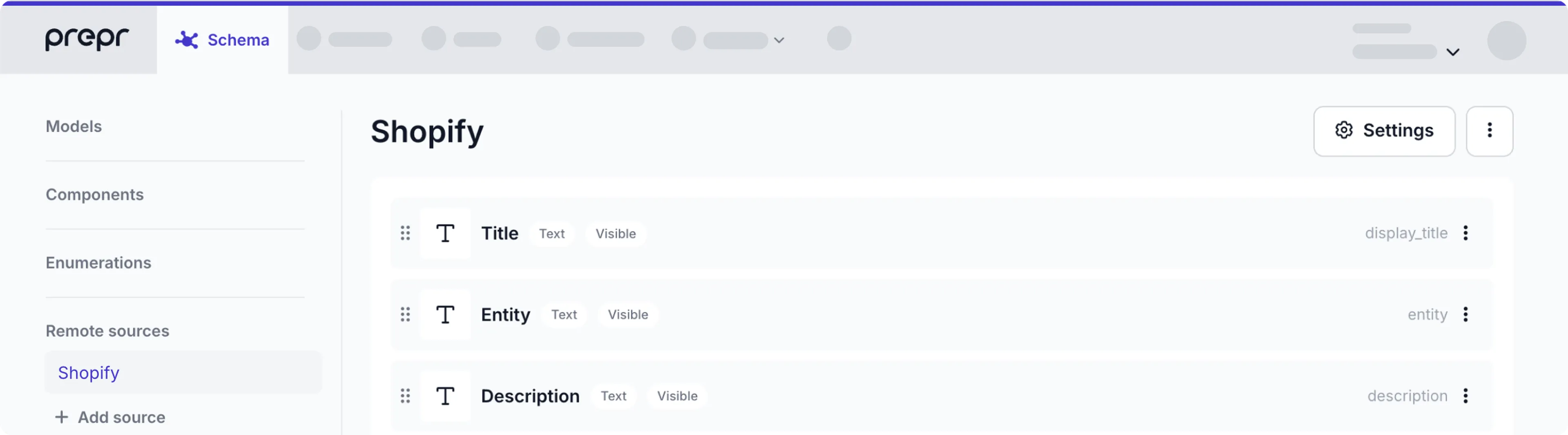 Shopify remote source
