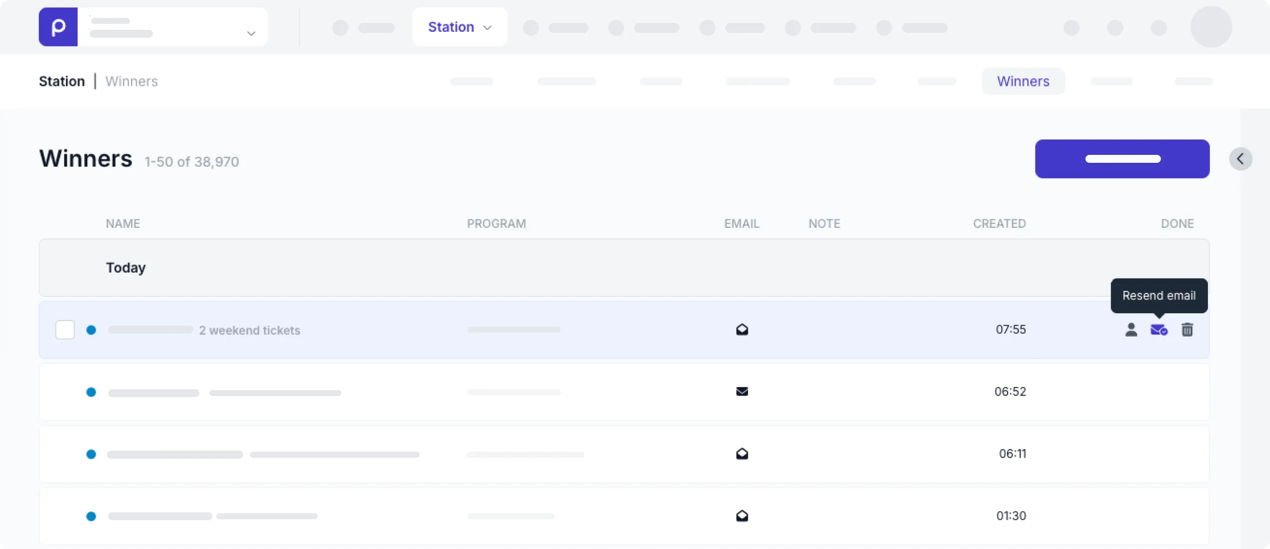 resend winner email example