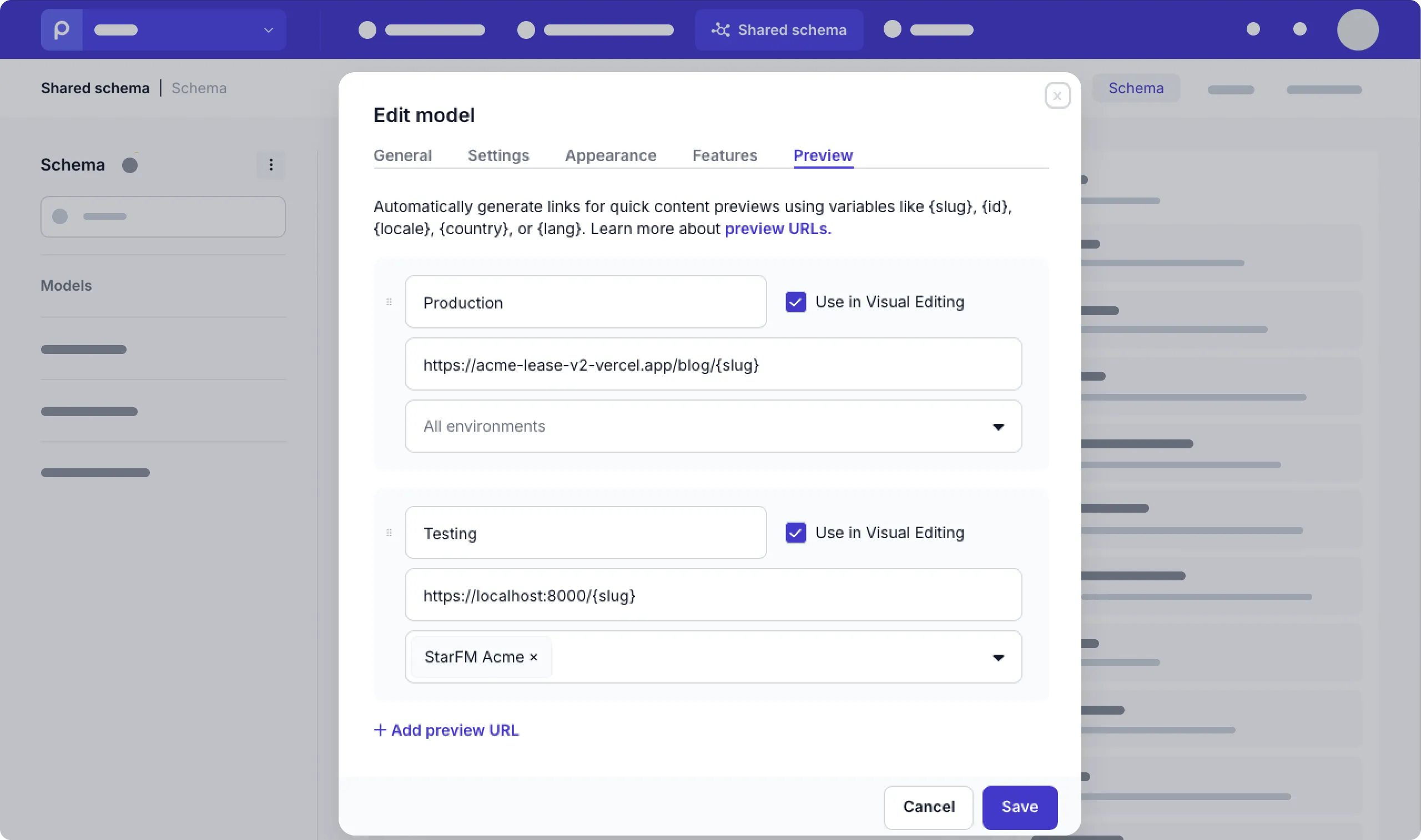 How to set up previews and visual editing in Prepr CMS – Prepr docs