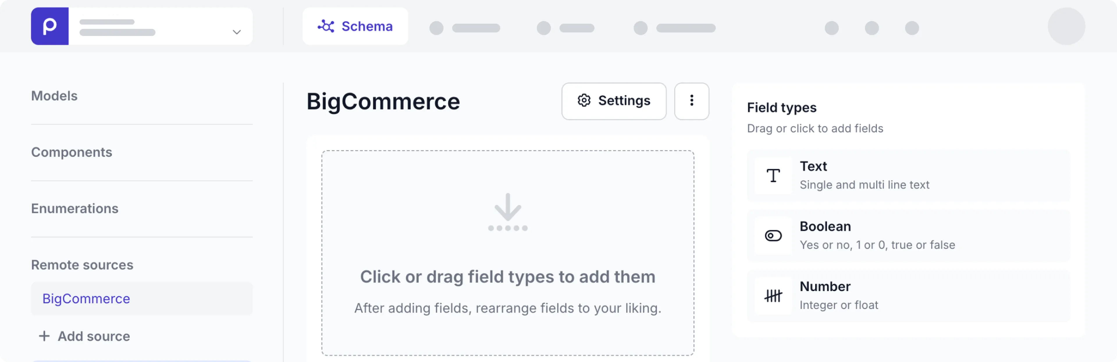 BigCommerce remote source