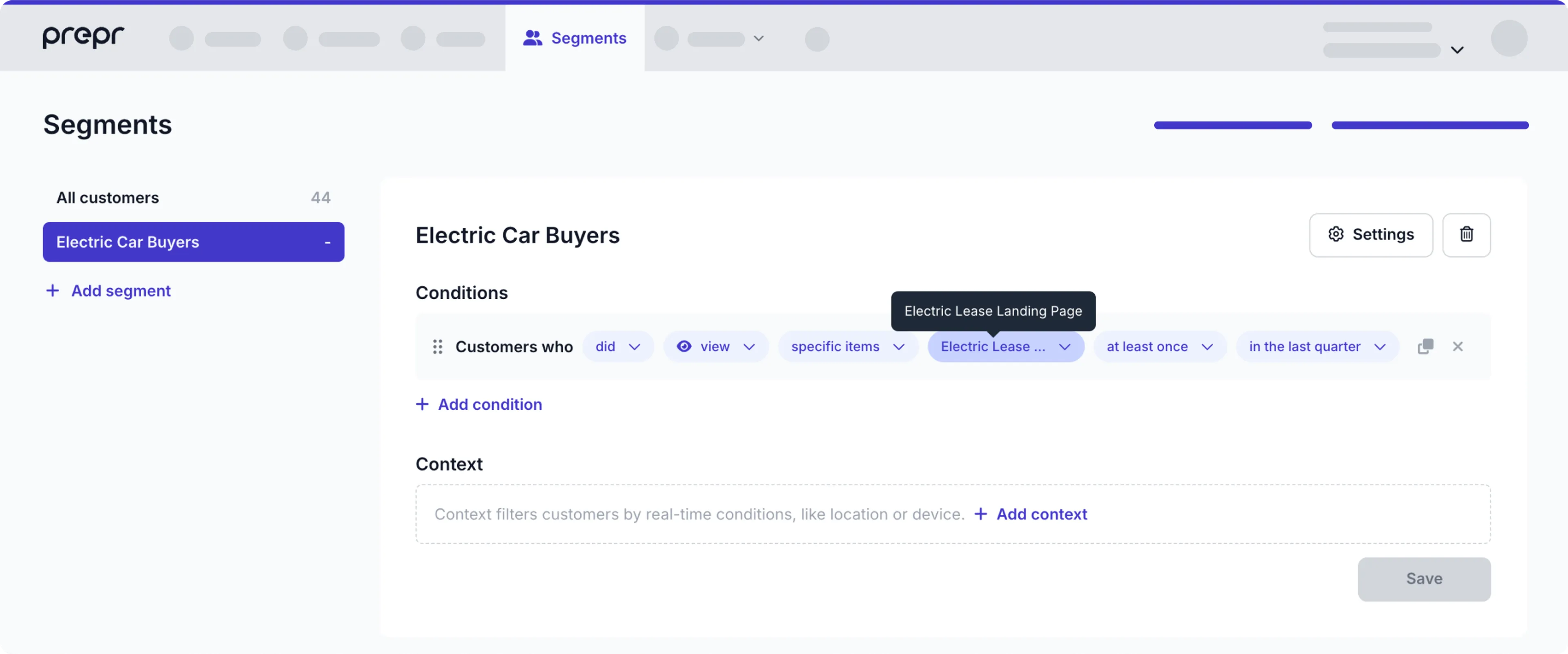 segment builder