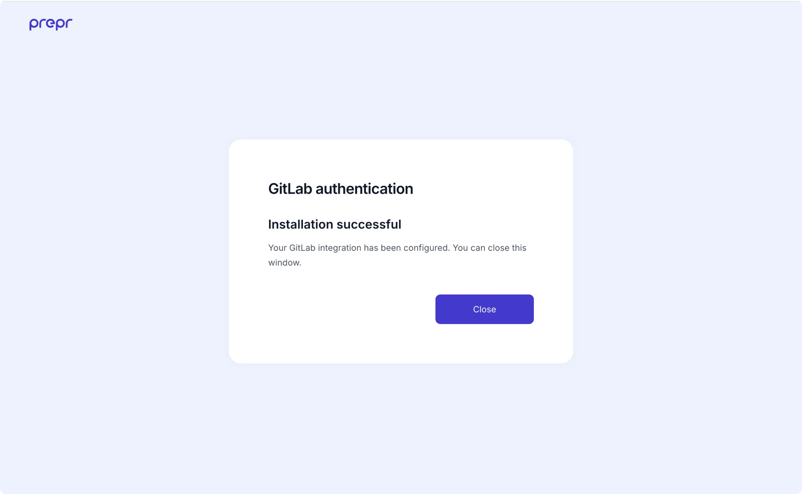 GitLab installation successful