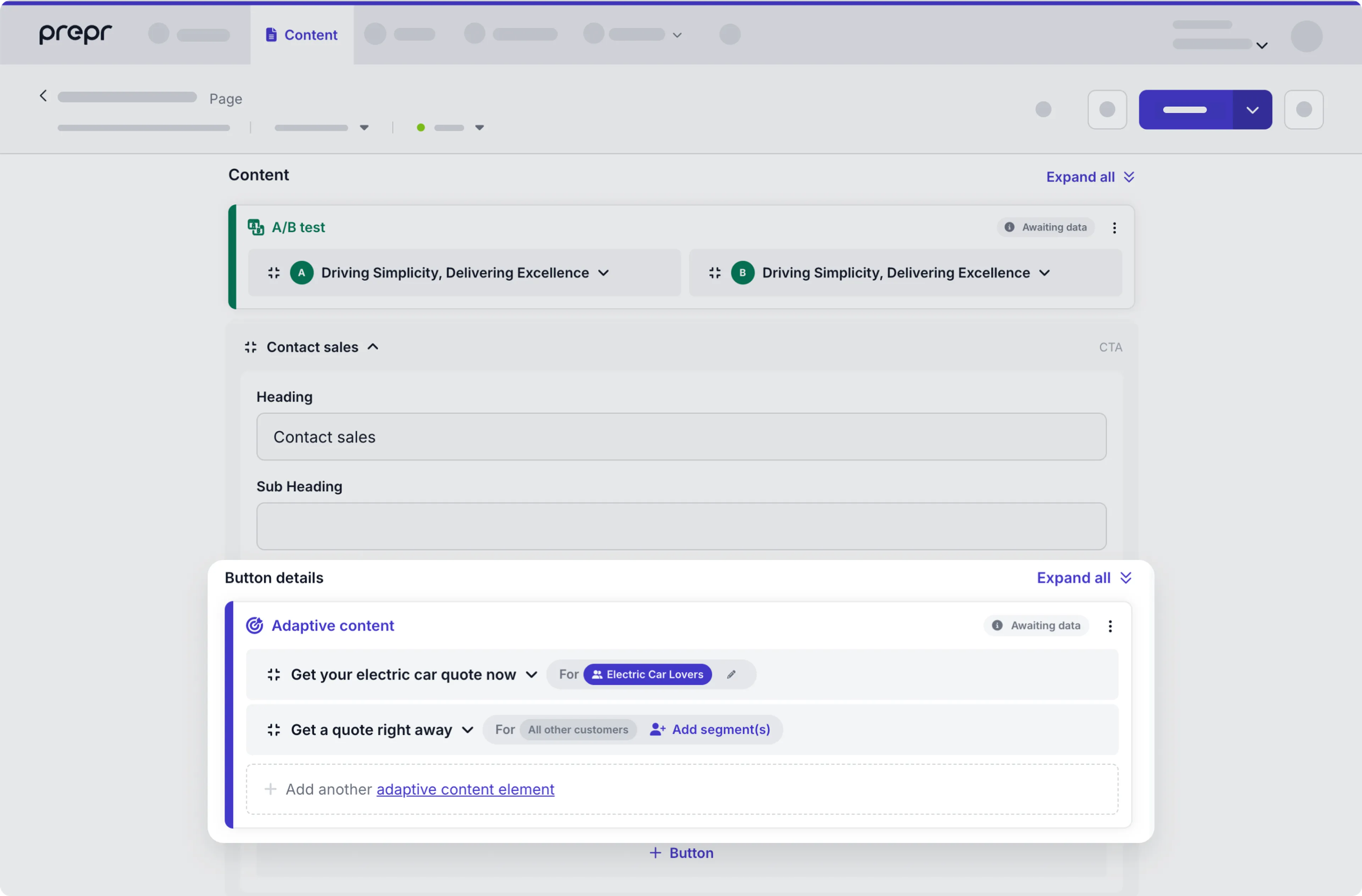 stack in component example