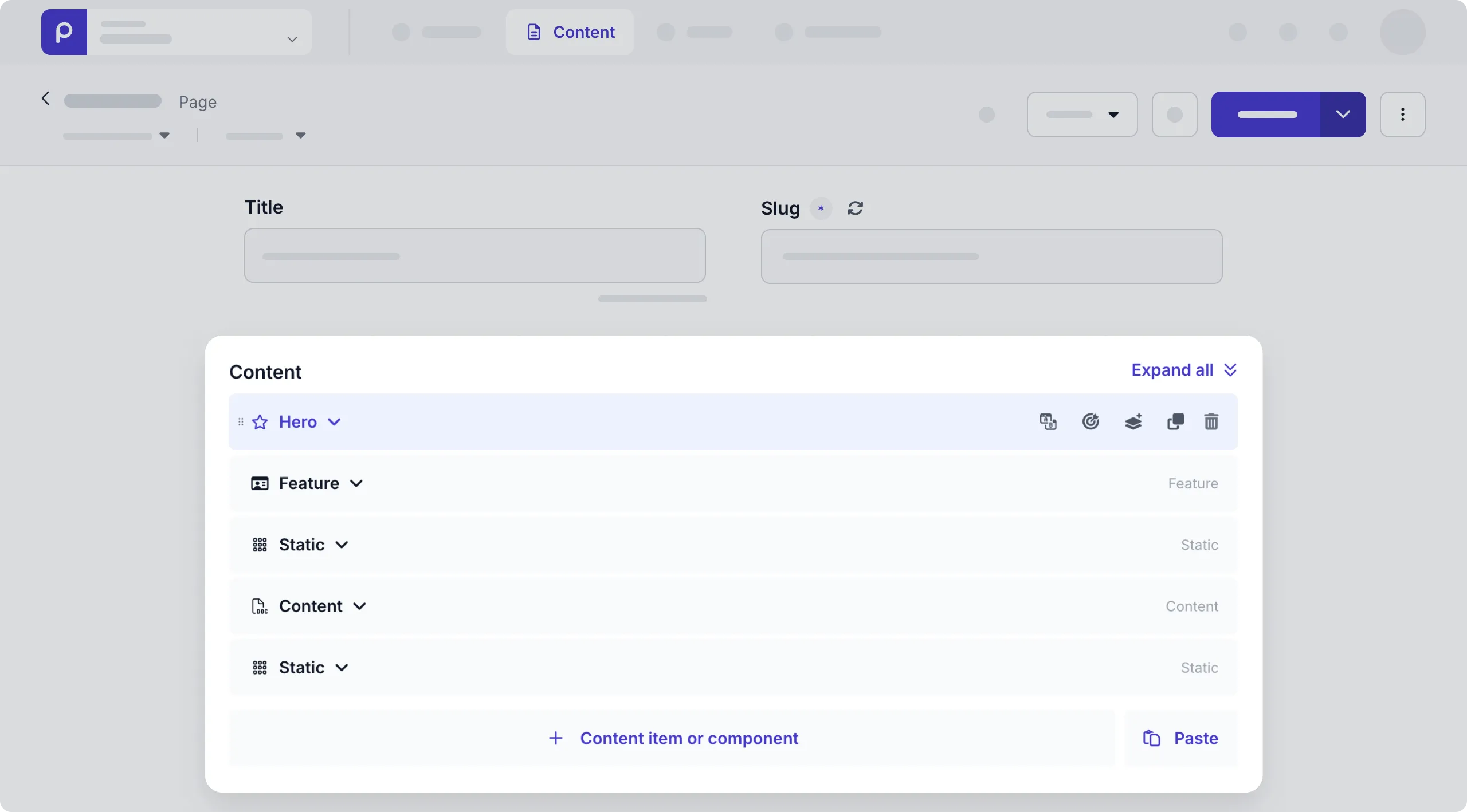 stack field example