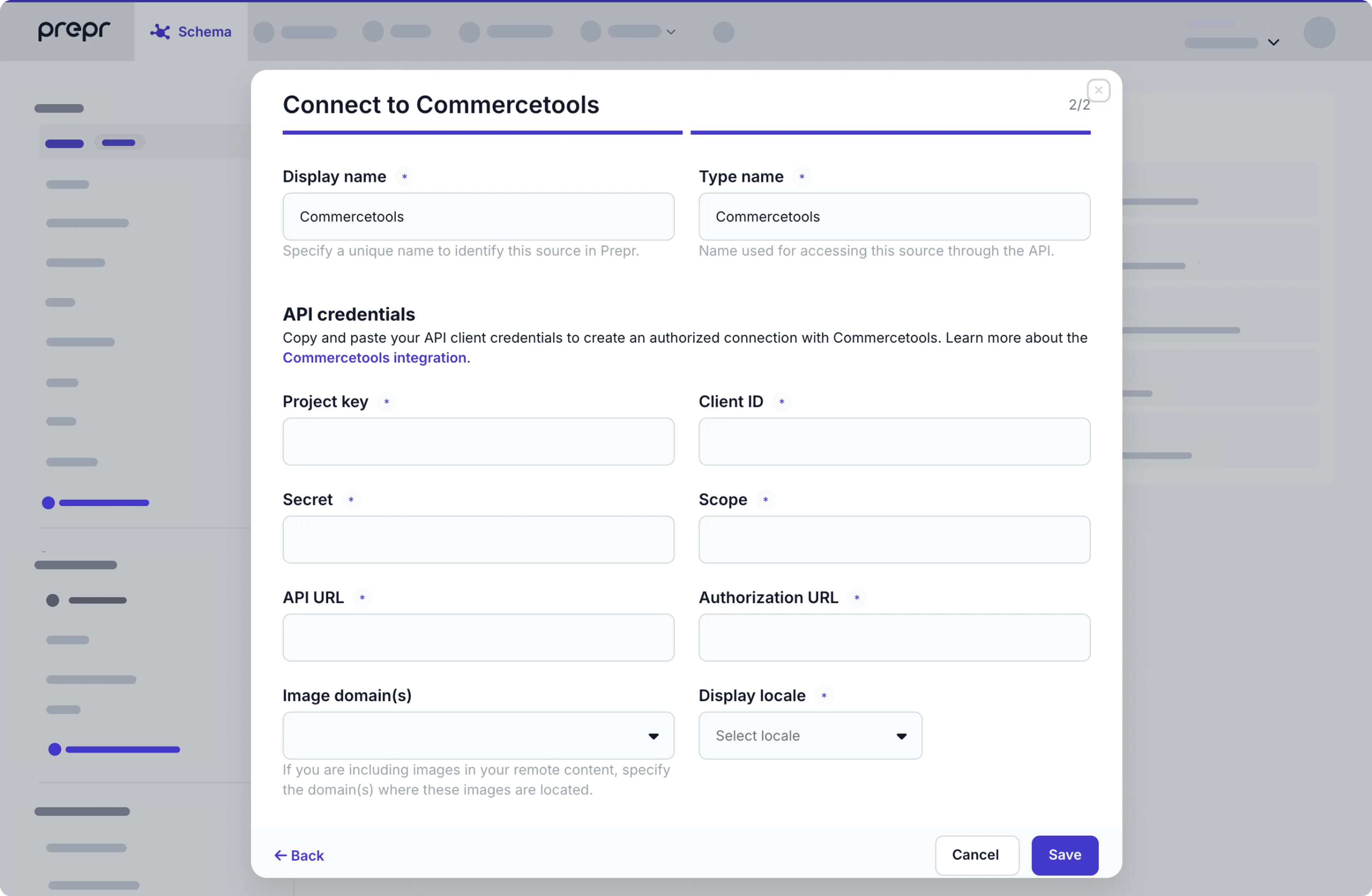 Commercetools integration app