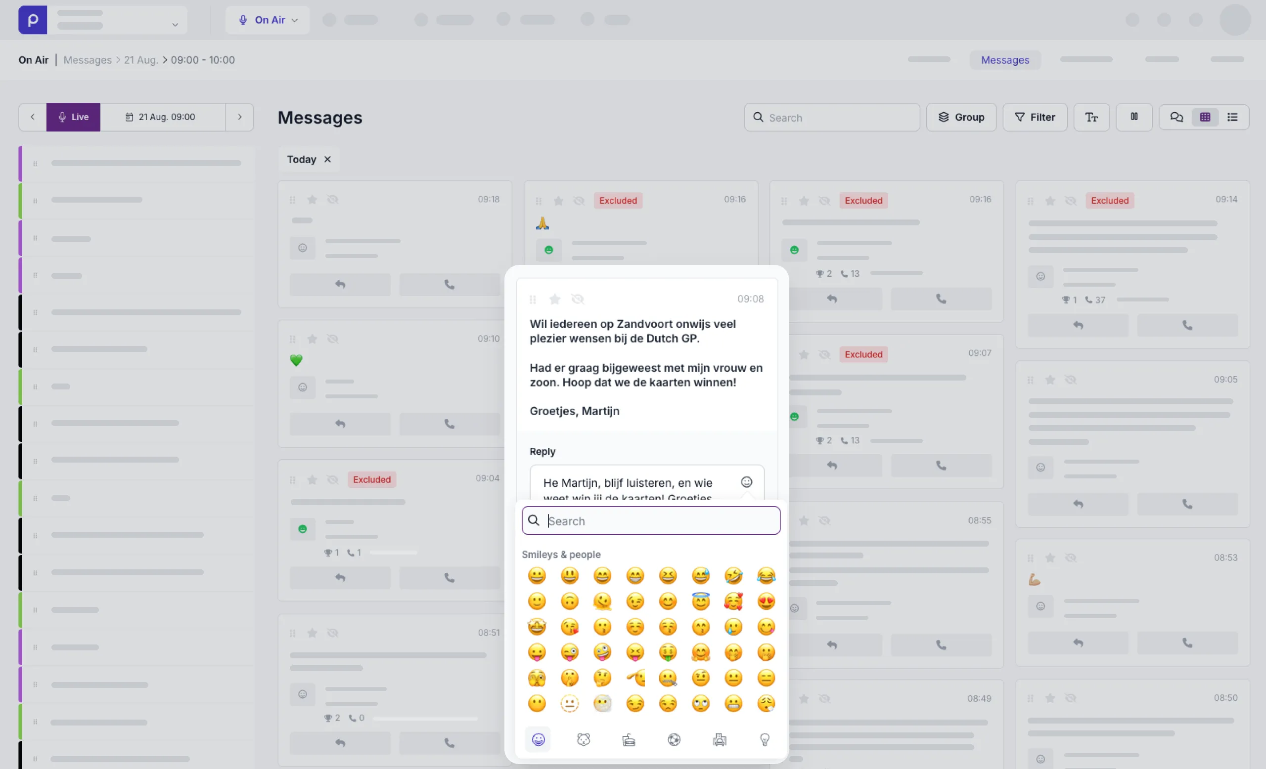 Expanded emoticons example