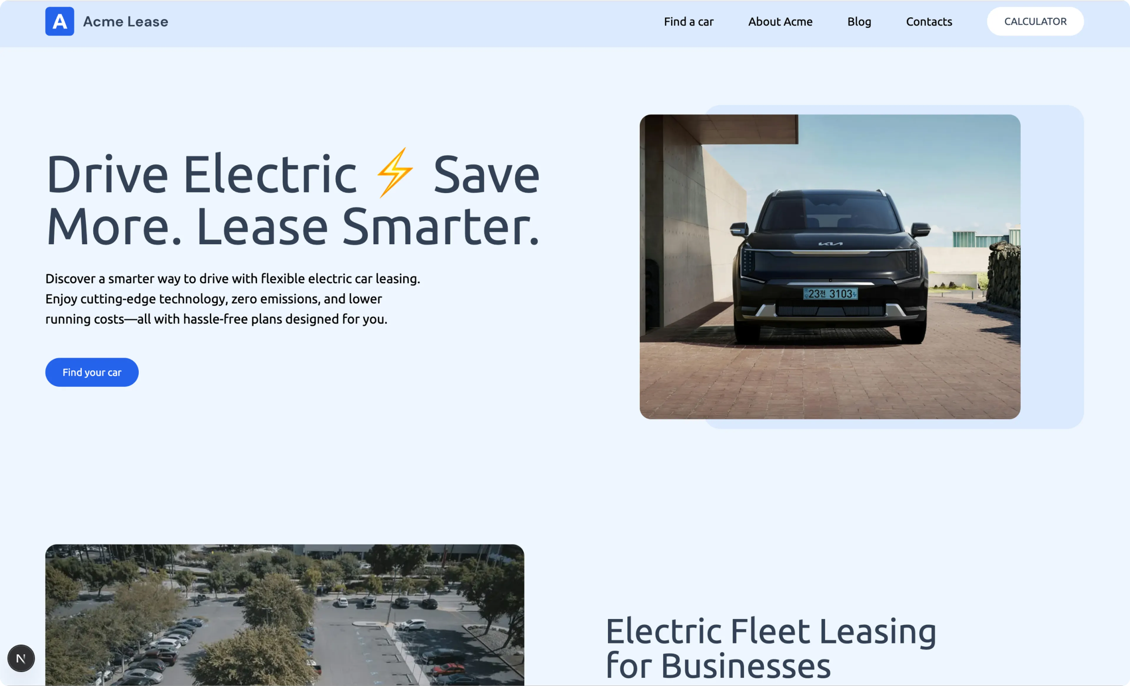 Personalized home page