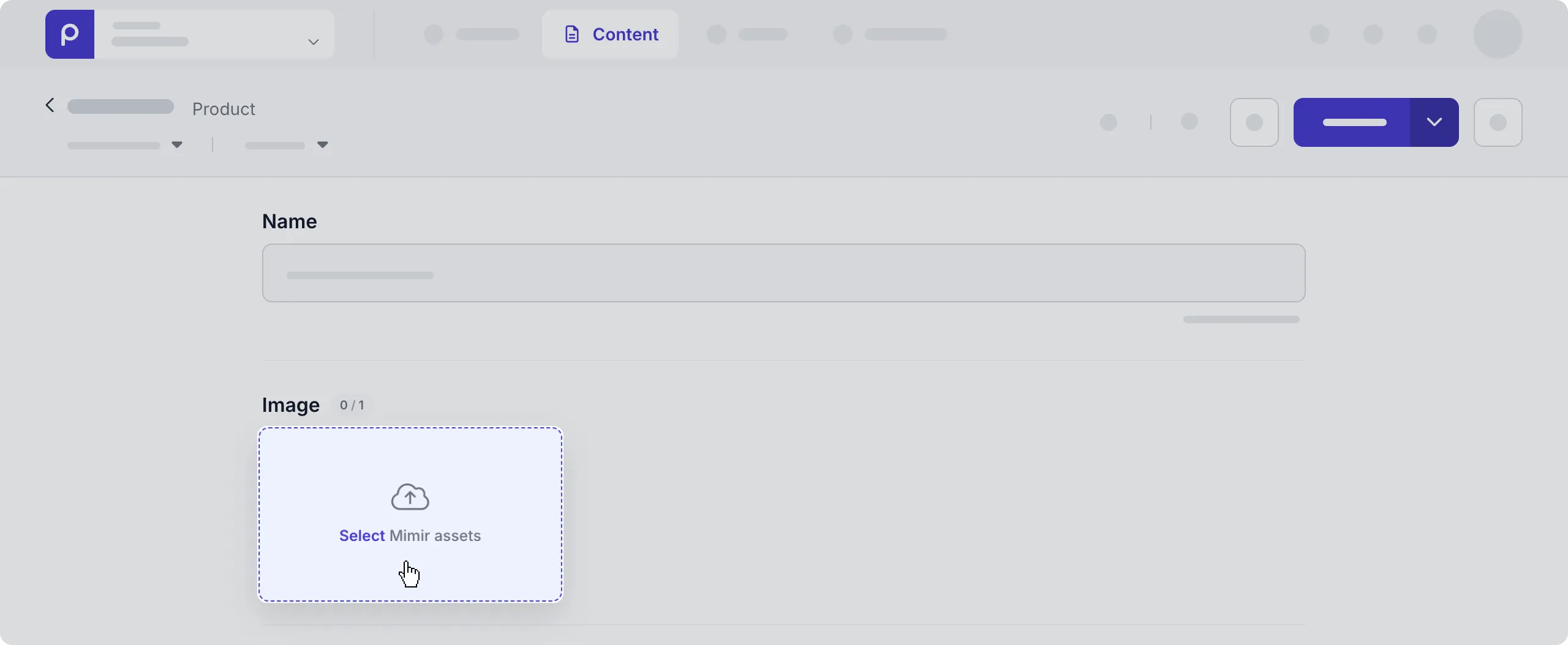 Example content item - Mimir asset