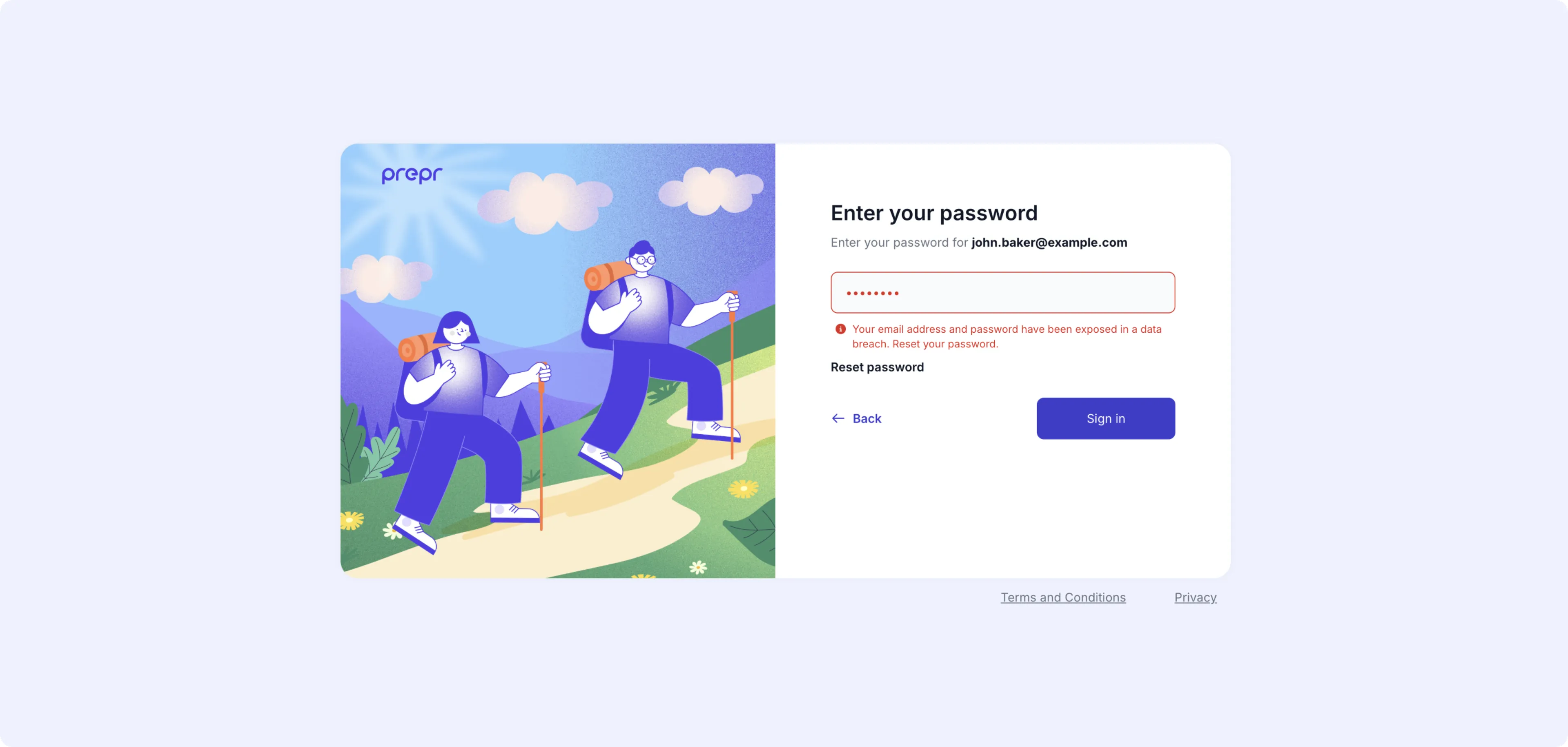 example leaked password check