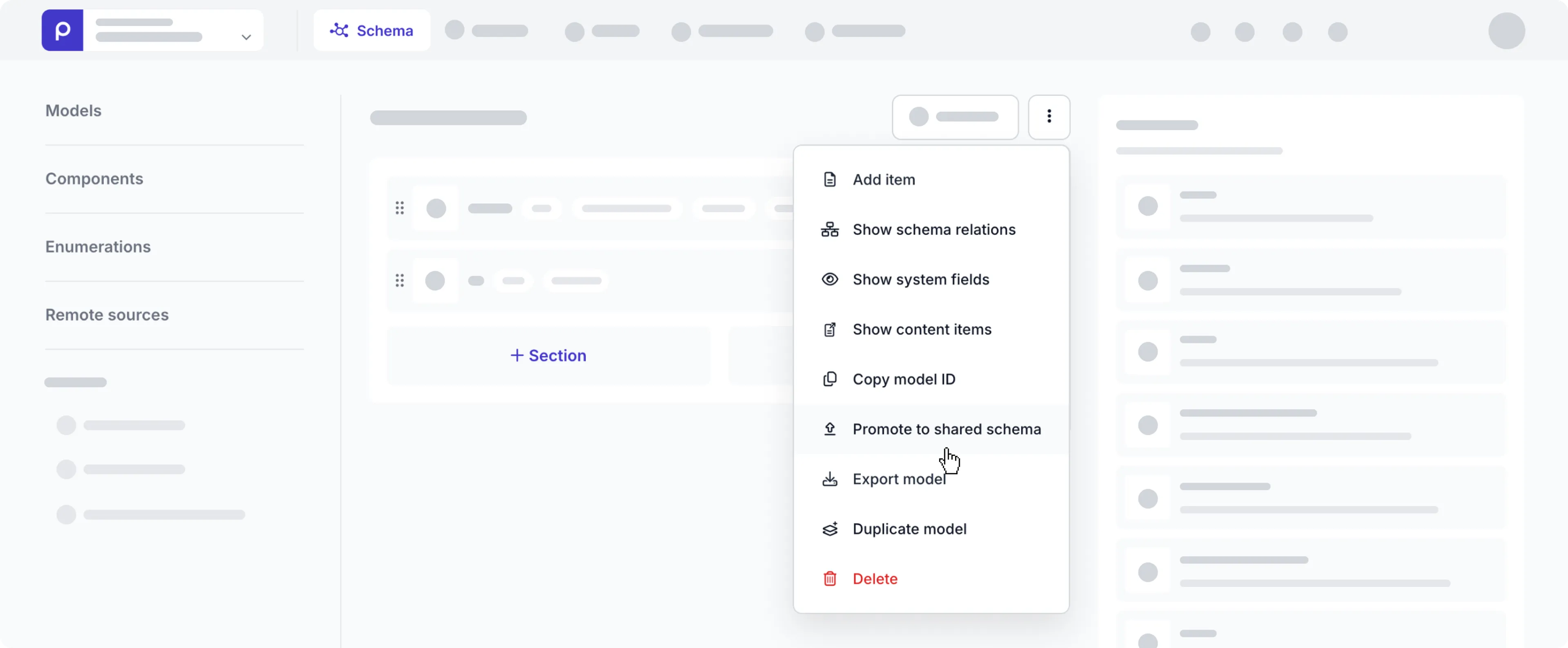 promote to group option