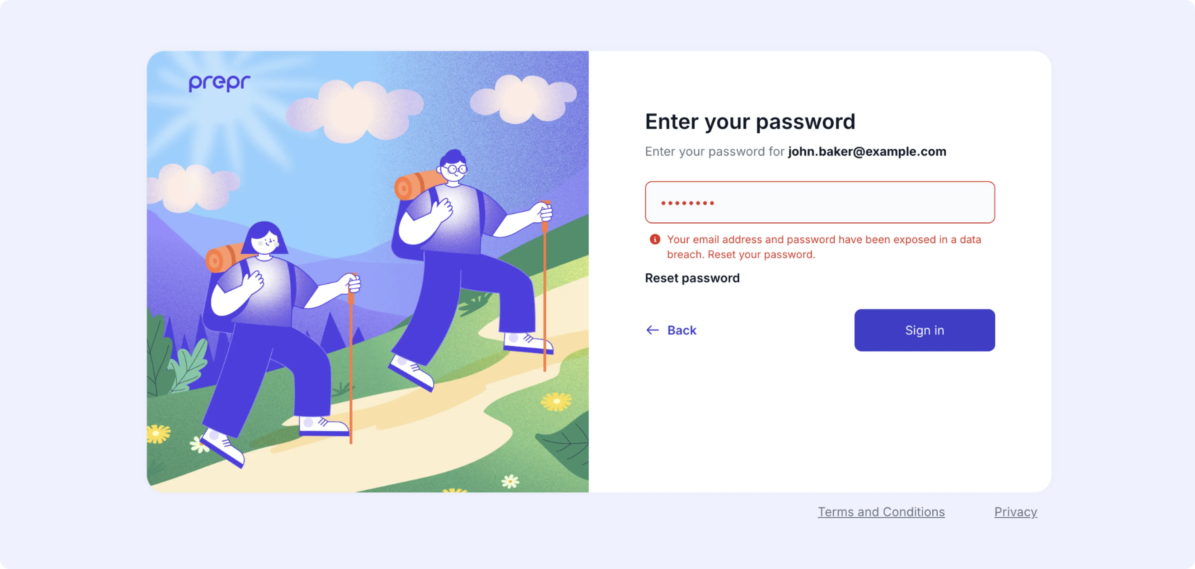 example leaked password check