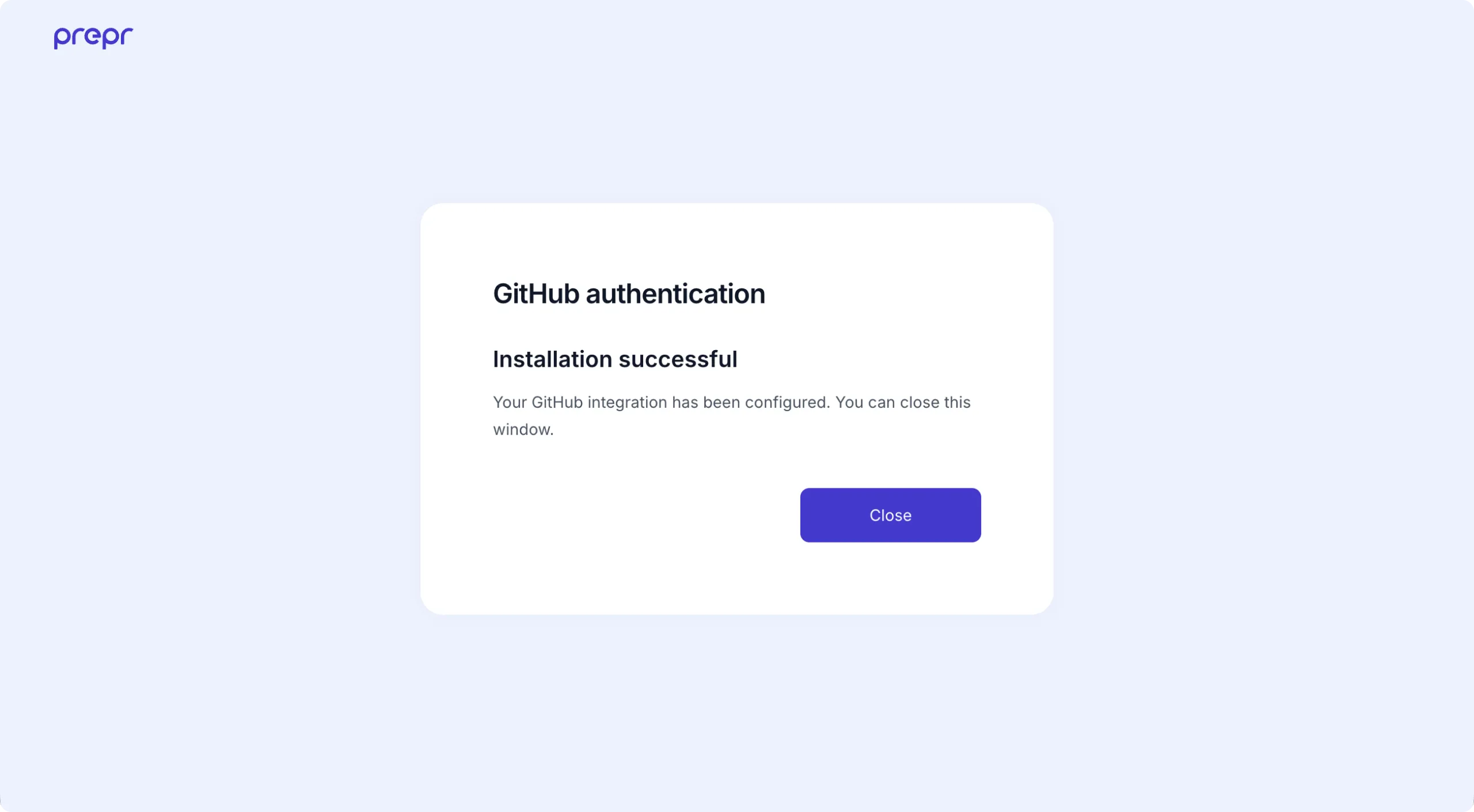 GitHub successfully installed