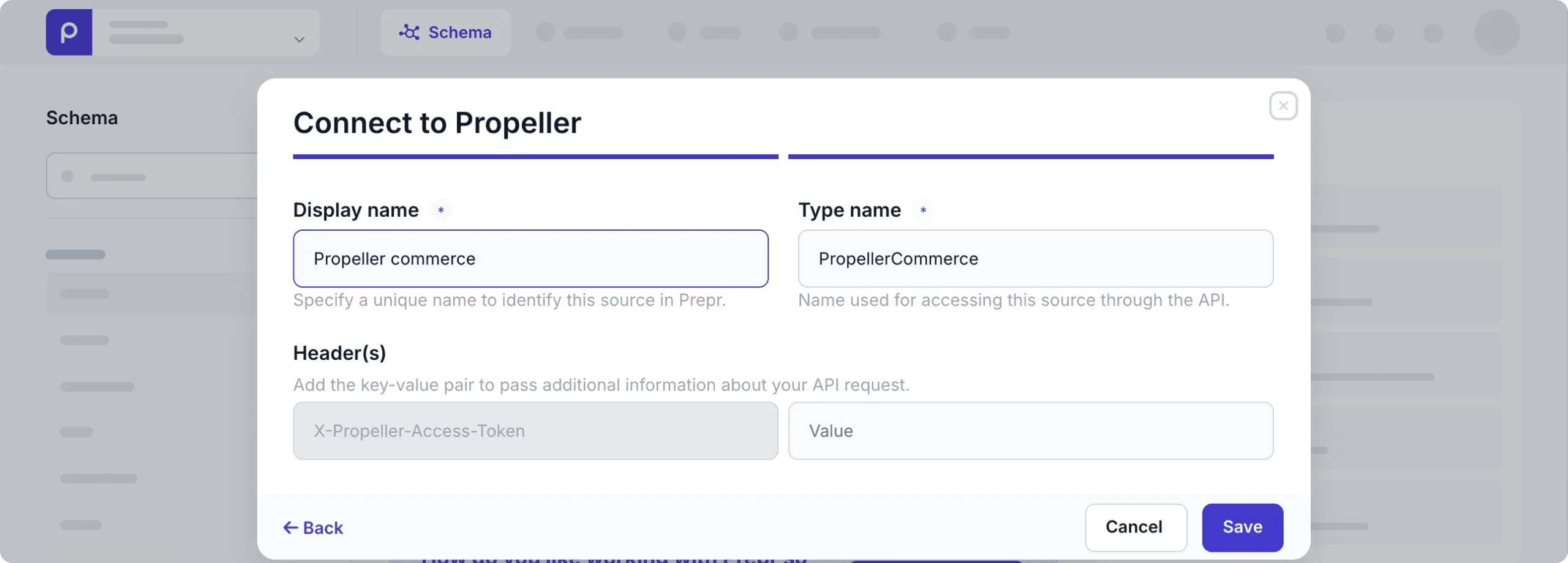 Propeller integration app