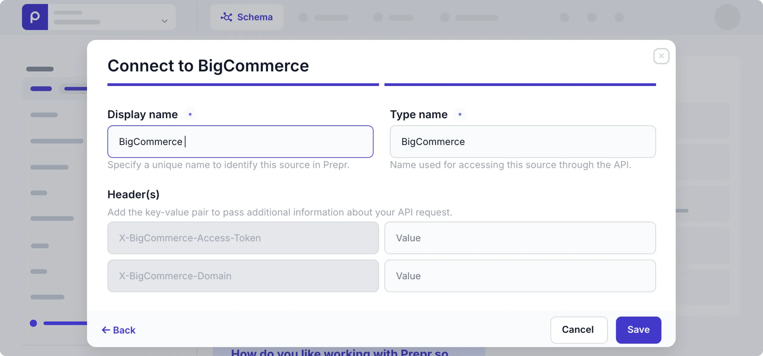 How to integrate BigCommerce with Prepr – Prepr docs