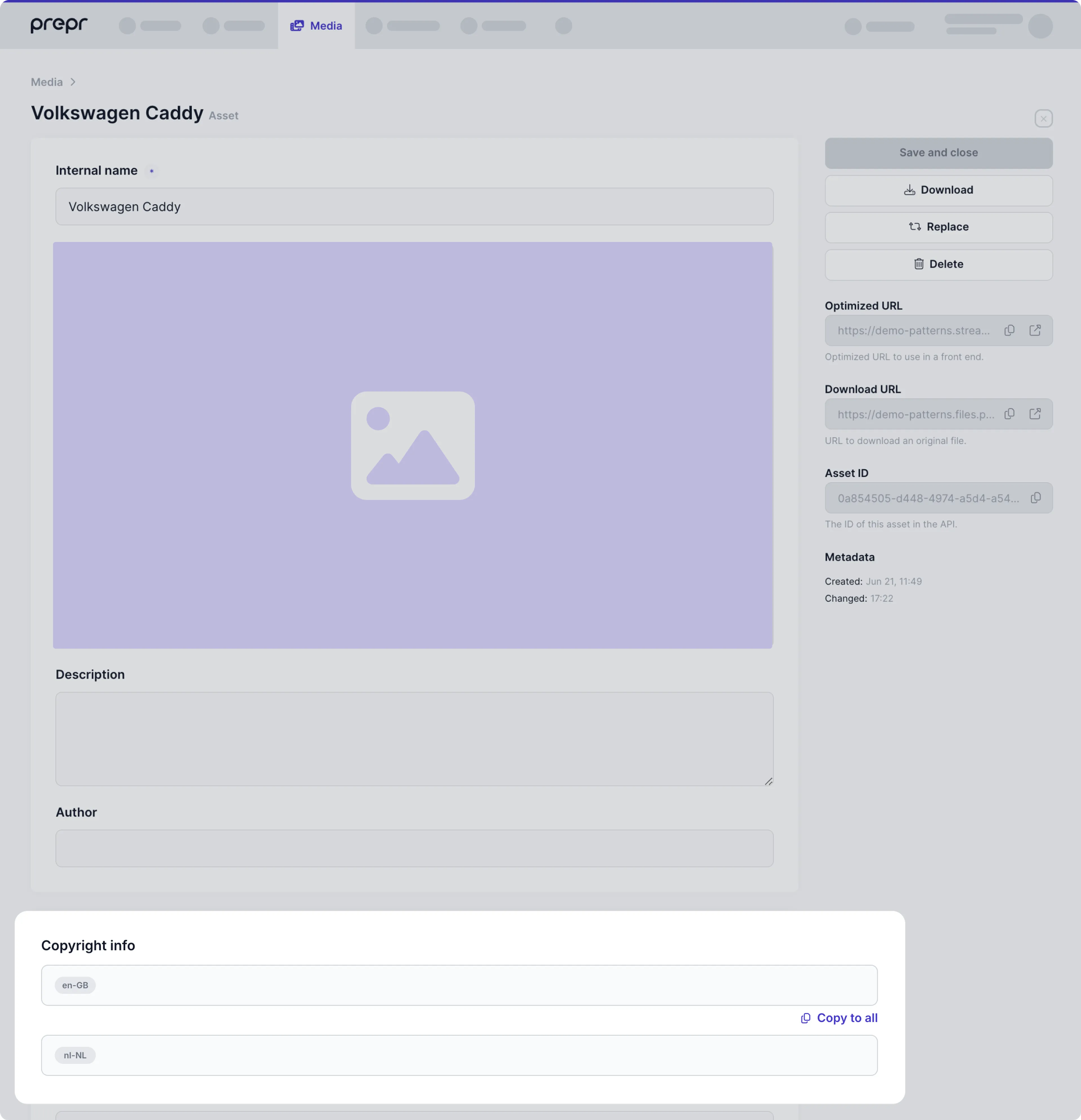 Example asset - multiple locale field