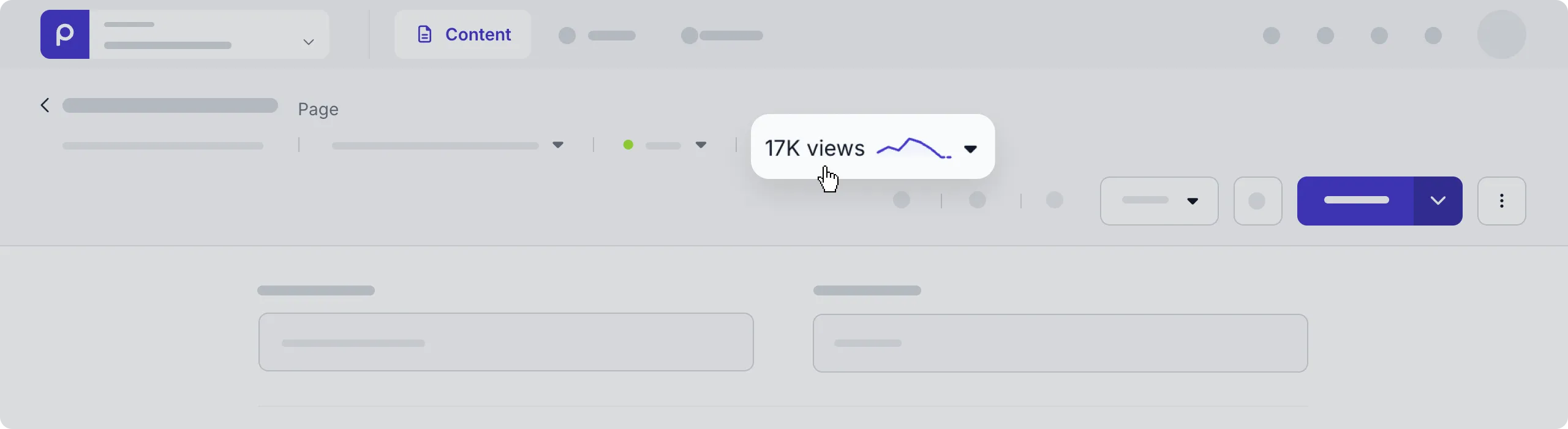 content item example metrics