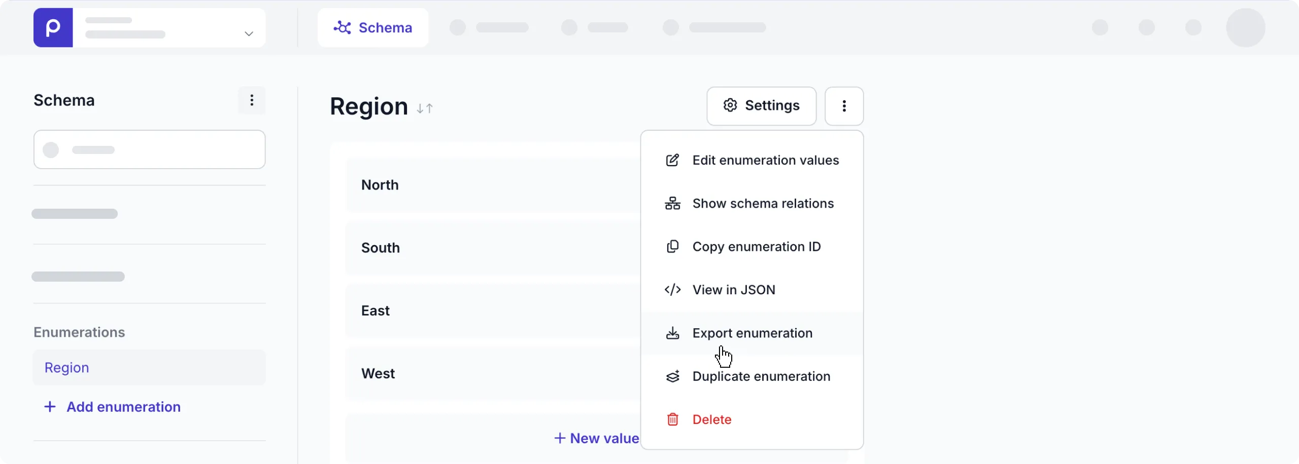 export enumeration