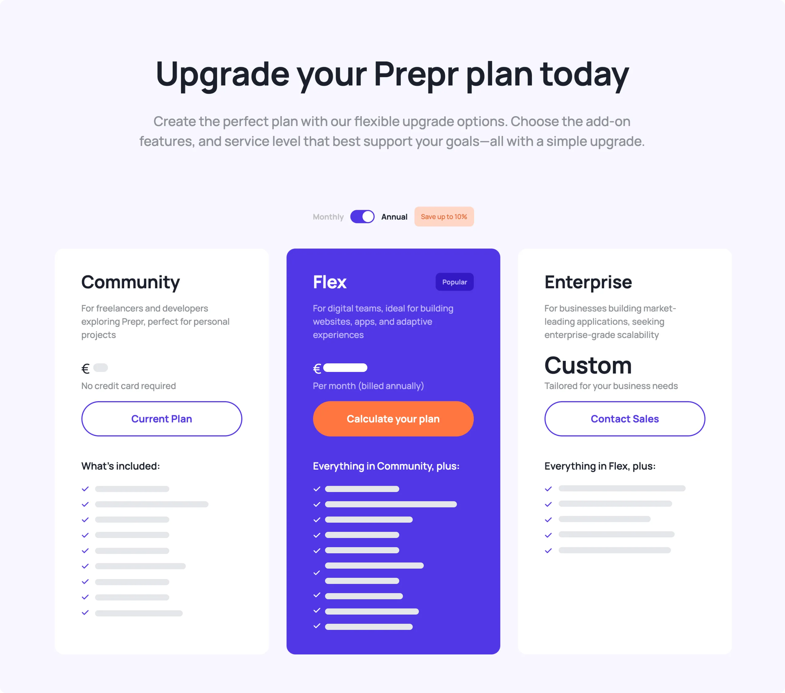 choose plan