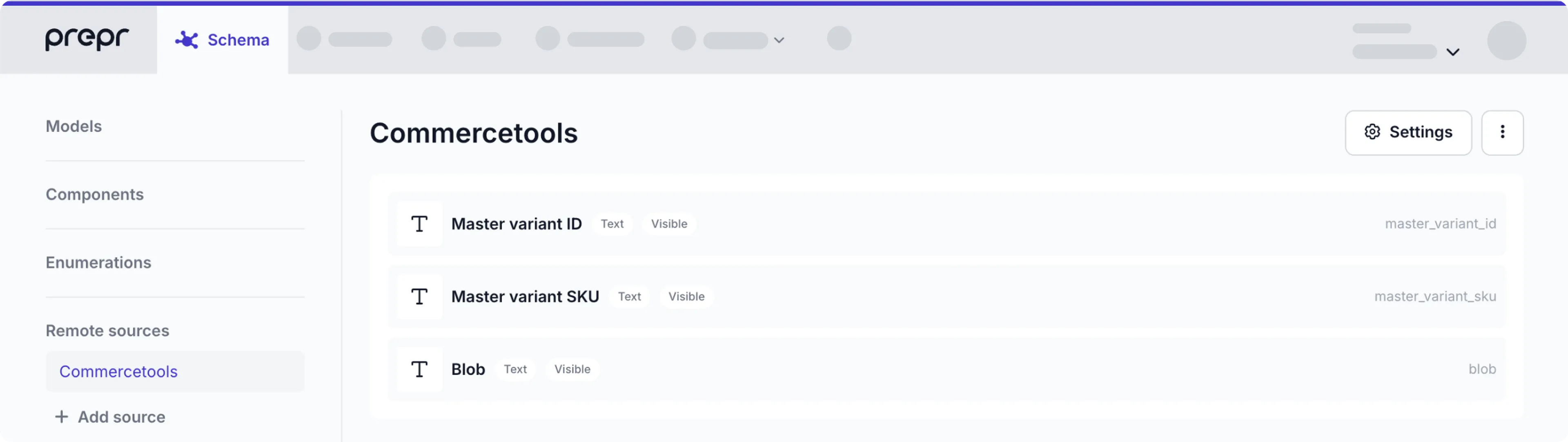 Commercetools remote source