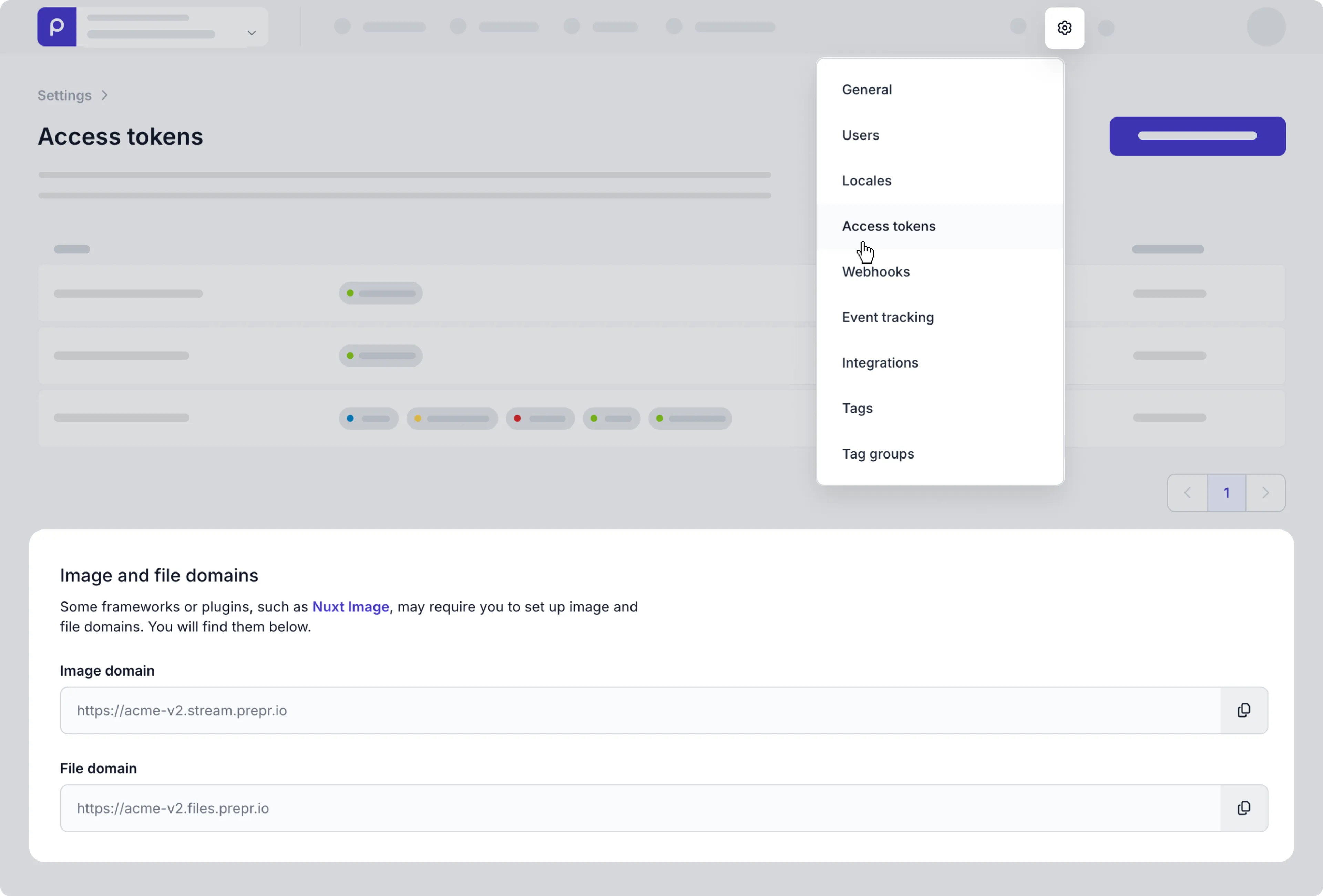 Image and file domains