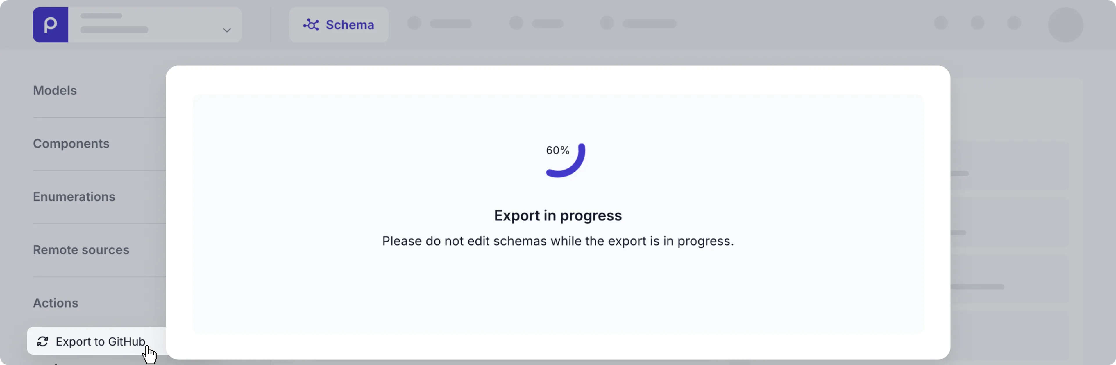 GitHub export in progress
