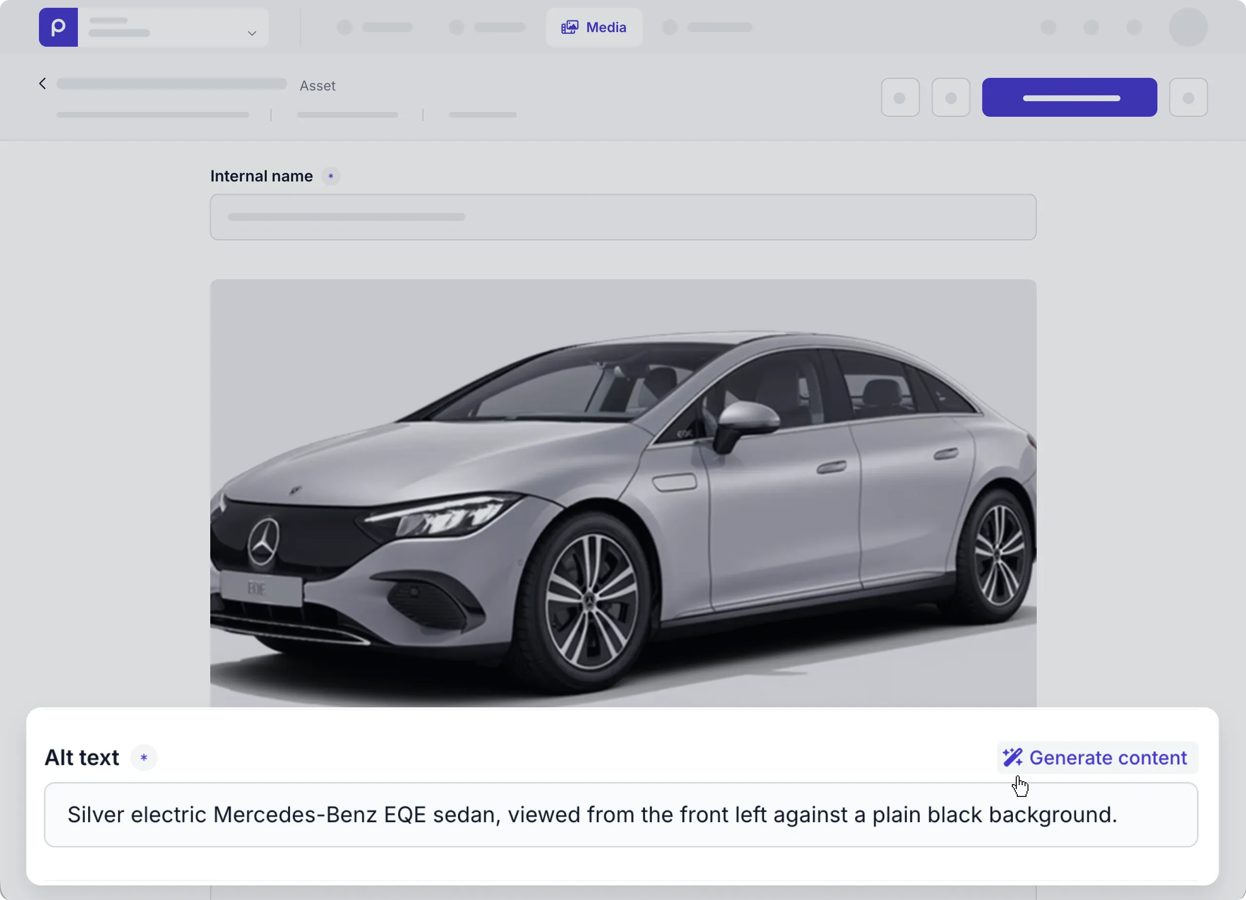 Example generate text manually